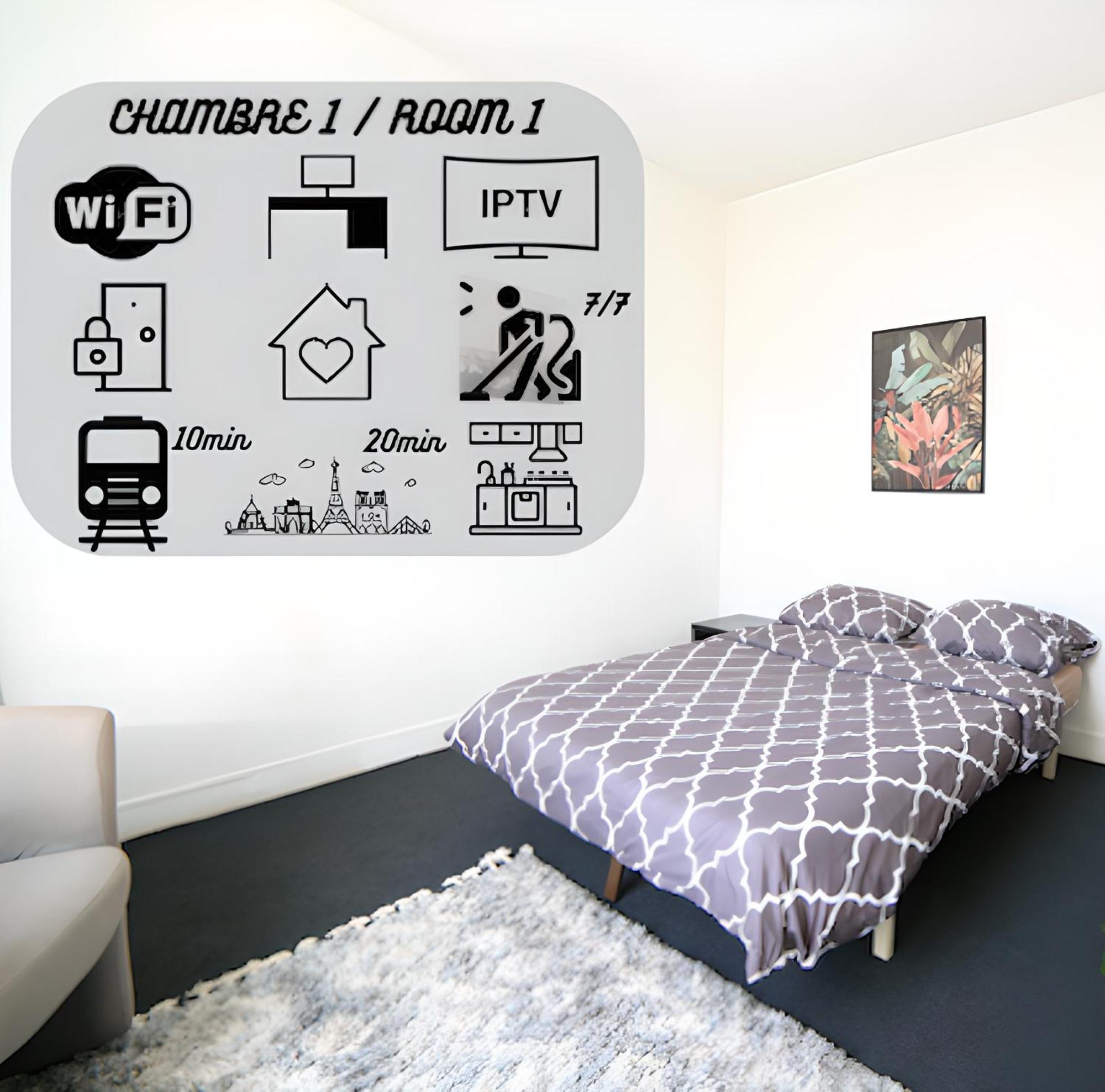 Chambre 1, Calme, 1 Station De Paris, Bureau Мезон-Альфор Экстерьер фото